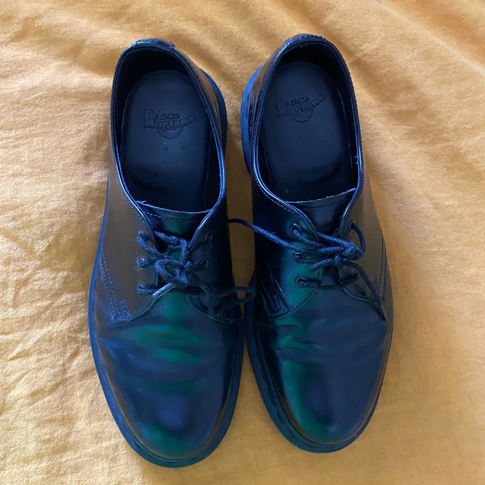 Black Doc Martens Oxford Shoe